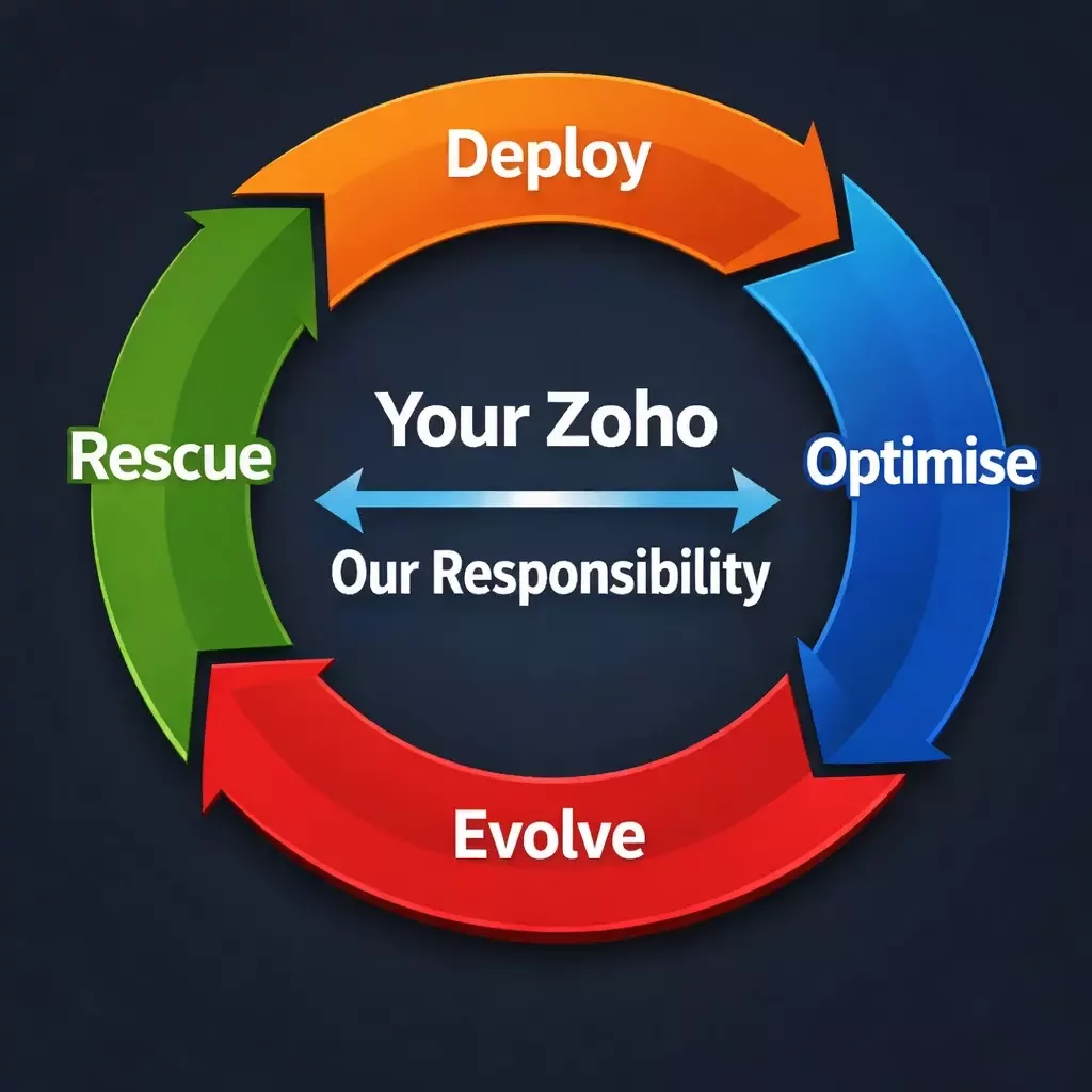 We take Repsonsibility for Your Zoho. 